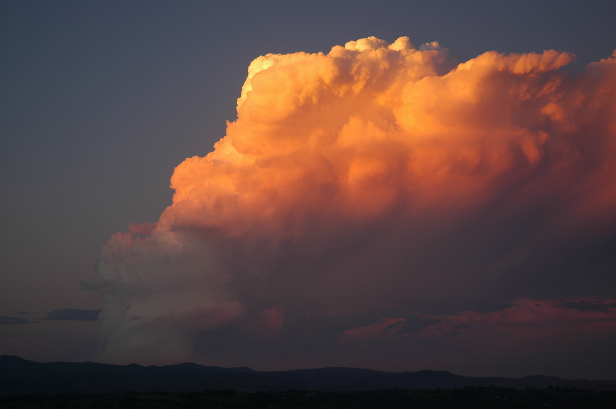 thunderstorm cumulonimbus_incus : McLeans Ridges, NSW   17 December 2005