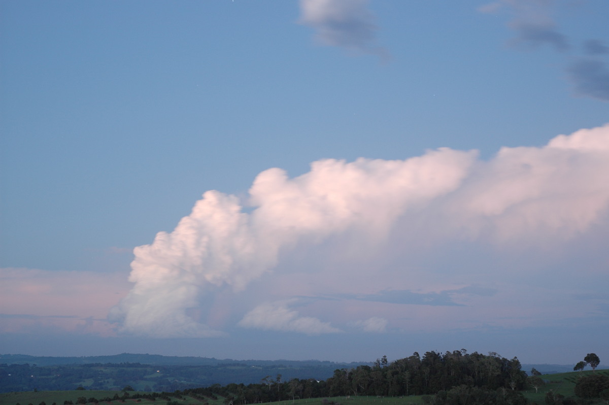 thunderstorm cumulonimbus_incus : McLeans Ridges, NSW   17 December 2005