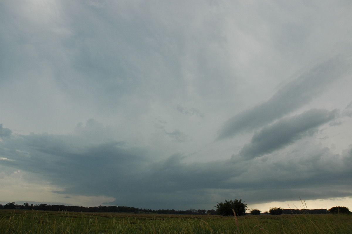 cumulonimbus thunderstorm_base : Woodburn, NSW   27 December 2005