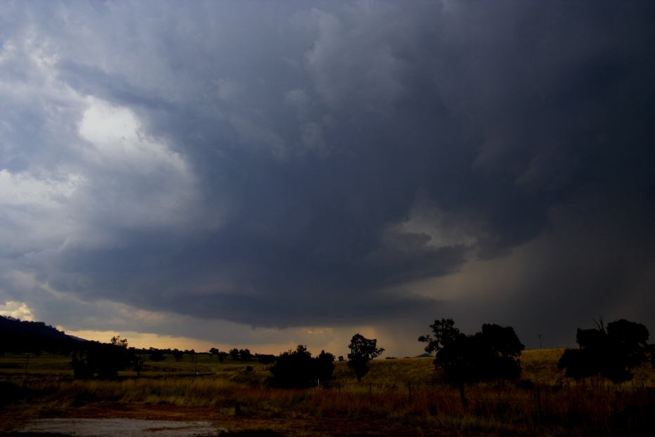 cumulonimbus supercell_thunderstorm : near Mudgee, NSW   24 January 2006