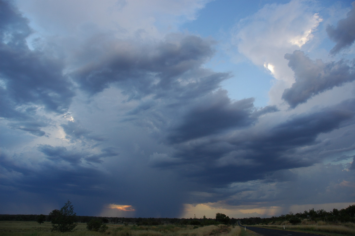 thunderstorm cumulonimbus_incus : near Bonshaw, NSW   4 February 2006