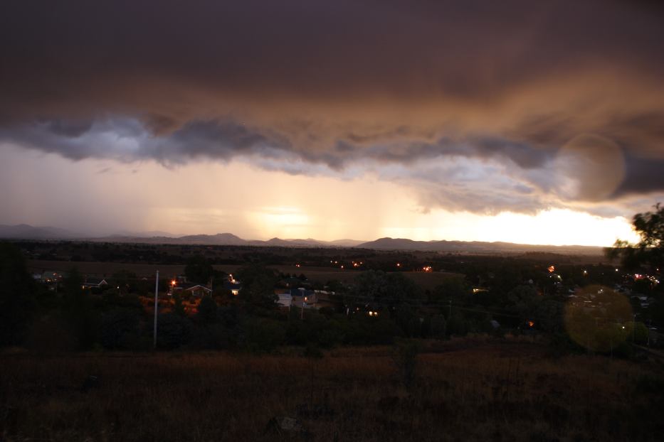 cumulonimbus thunderstorm_base : Gulgong, NSW   16 February 2006