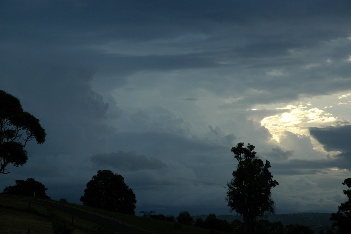 cumulonimbus thunderstorm_base : McLeans Ridges, NSW   27 February 2006