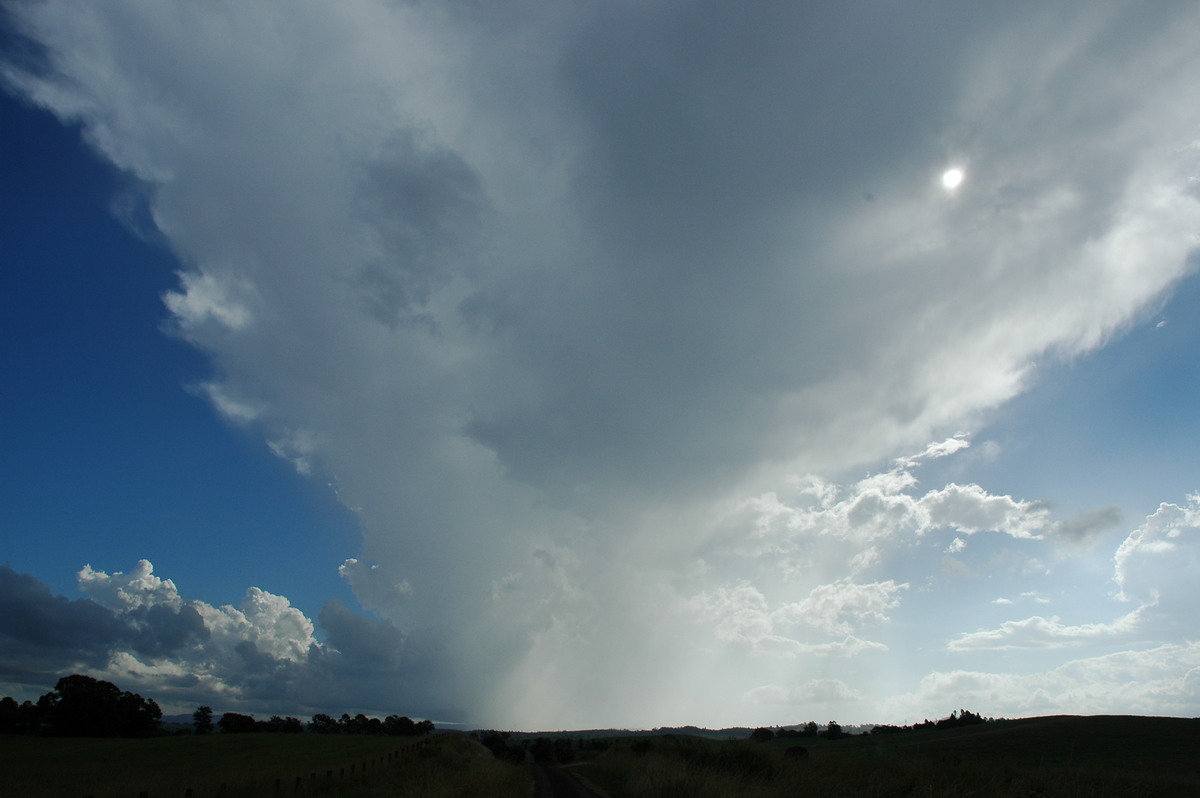 thunderstorm cumulonimbus_incus : near Kyogle, NSW   21 April 2006