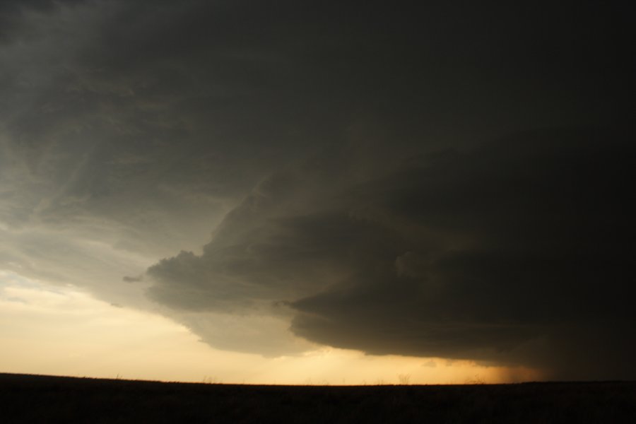 cumulonimbus supercell_thunderstorm : Jayton, Texas, USA   3 May 2006