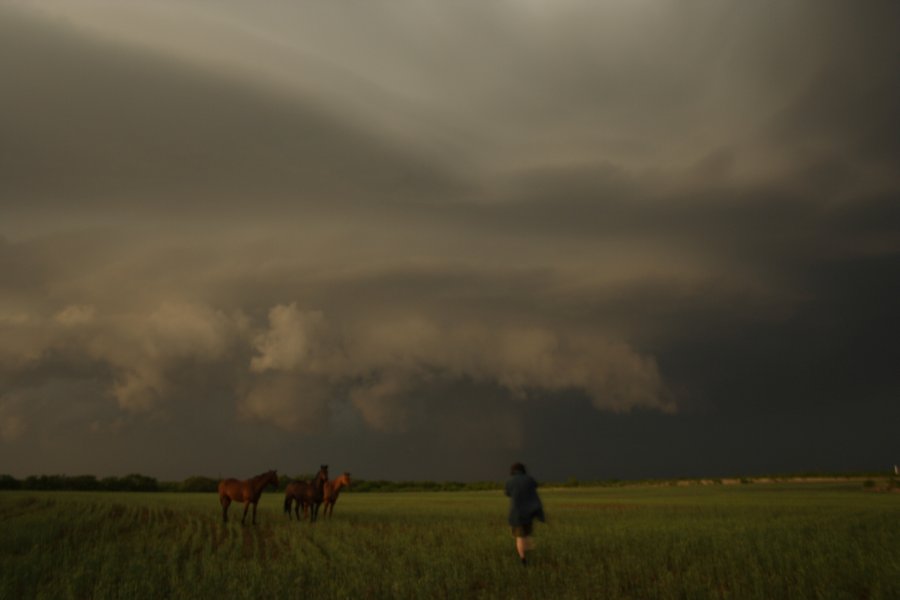 cumulonimbus thunderstorm_base : Jayton, Texas, USA   3 May 2006