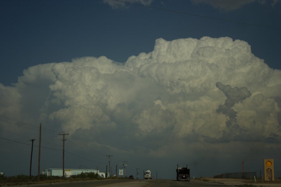 thunderstorm cumulonimbus_incus : Odessa, Texas, USA   4 May 2006