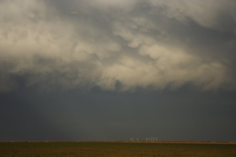 mammatus mammatus_cloud : S of Guymon, Oklahoma, USA   21 May 2006