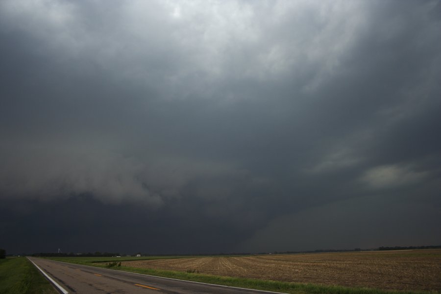 cumulonimbus supercell_thunderstorm : NE of Grand Island, Nebraska, USA   23 May 2006