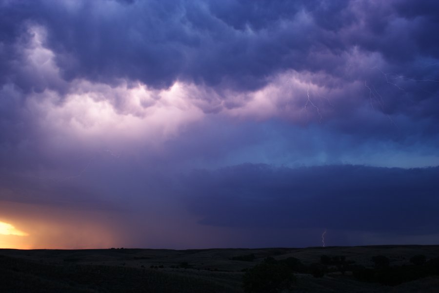 sunset sunset_pictures : N of Woodward, Oklahoma, USA   25 May 2006