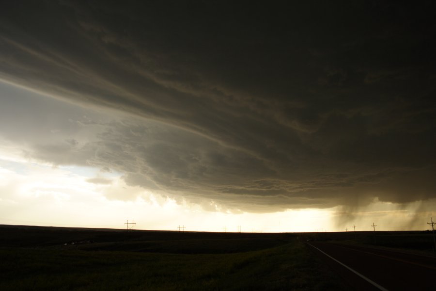 cumulonimbus supercell_thunderstorm : SW of Hoxie, Kansas, USA   26 May 2006