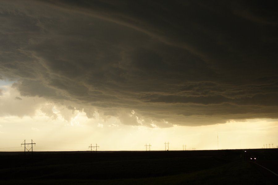 cumulonimbus supercell_thunderstorm : SW of Hoxie, Kansas, USA   26 May 2006