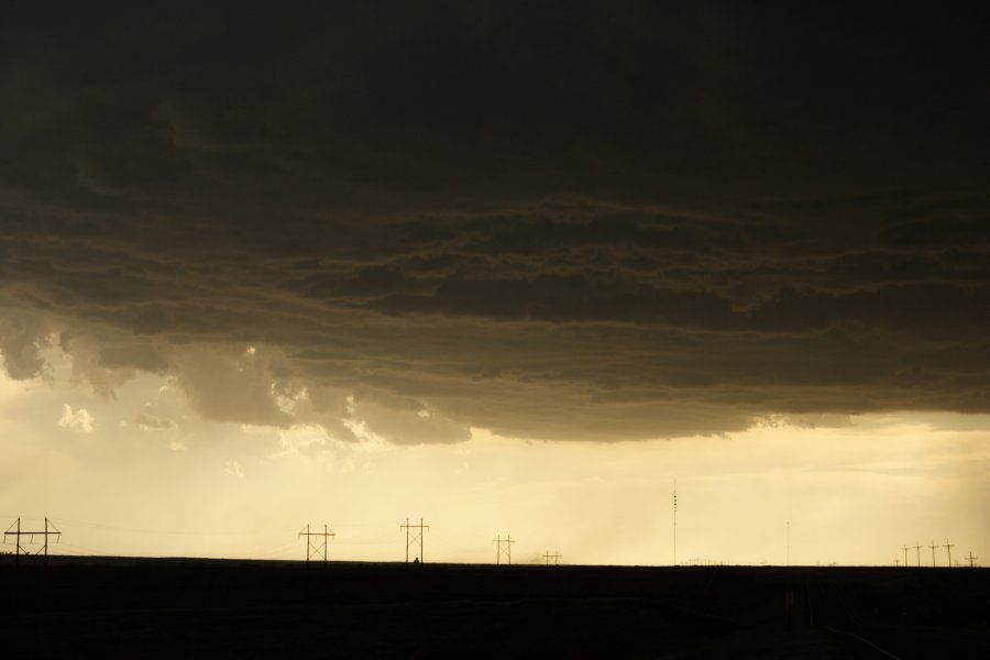 cumulonimbus thunderstorm_base : SW of Hoxie, Kansas, USA   26 May 2006