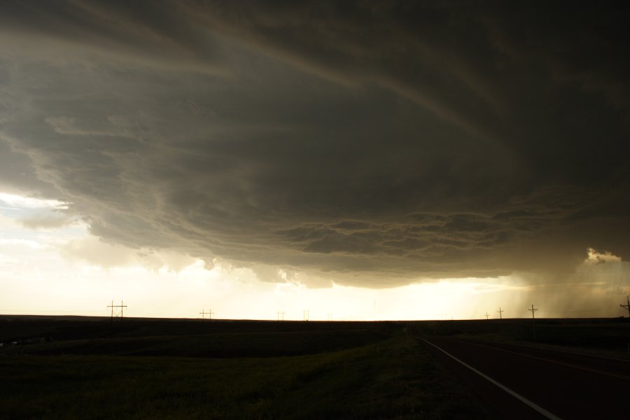 cumulonimbus supercell_thunderstorm : SW of Hoxie, Kansas, USA   26 May 2006