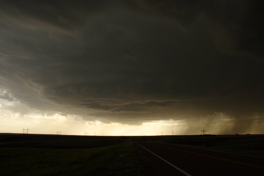 raincascade precipitation_cascade : SW of Hoxie, Kansas, USA   26 May 2006