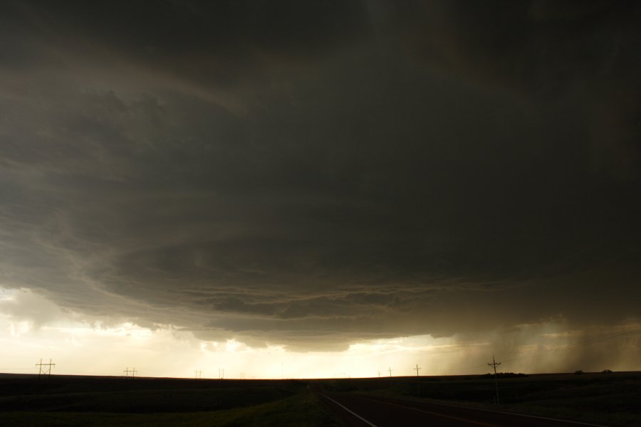 cumulonimbus thunderstorm_base : SW of Hoxie, Kansas, USA   26 May 2006