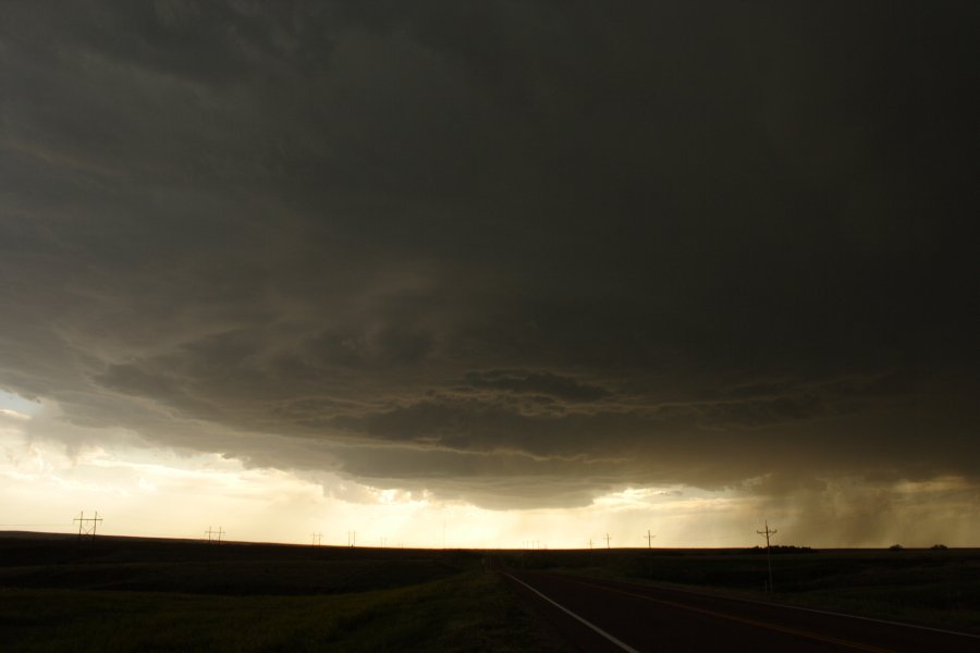 raincascade precipitation_cascade : SW of Hoxie, Kansas, USA   26 May 2006