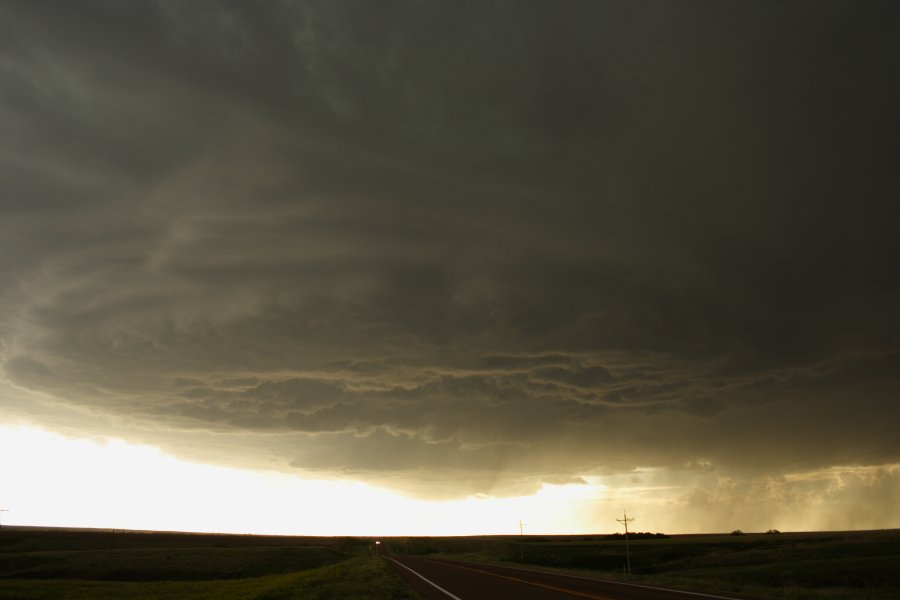 cumulonimbus thunderstorm_base : SW of Hoxie, Kansas, USA   26 May 2006