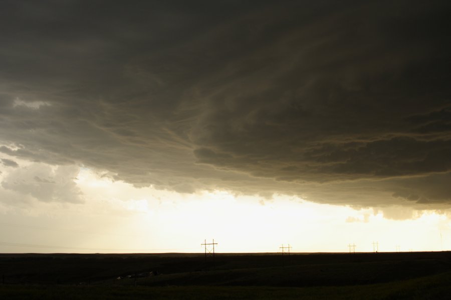 cumulonimbus supercell_thunderstorm : SW of Hoxie, Kansas, USA   26 May 2006