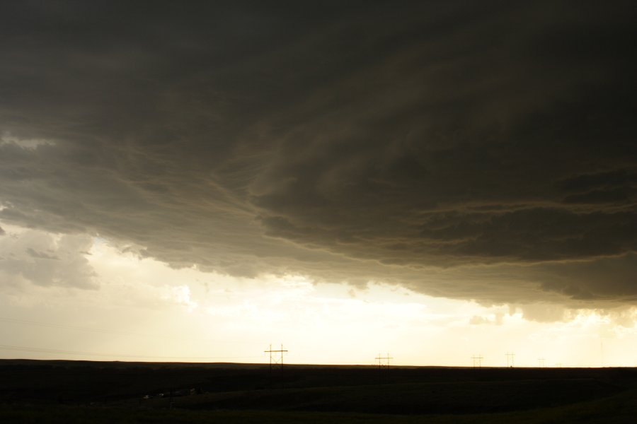 cumulonimbus supercell_thunderstorm : SW of Hoxie, Kansas, USA   26 May 2006