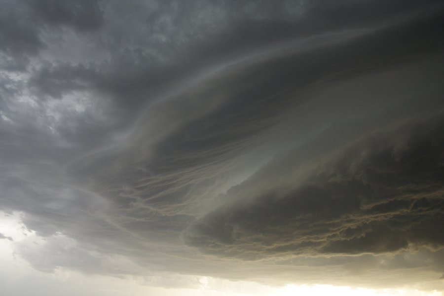 cumulonimbus supercell_thunderstorm : SW of Hoxie, Kansas, USA   26 May 2006