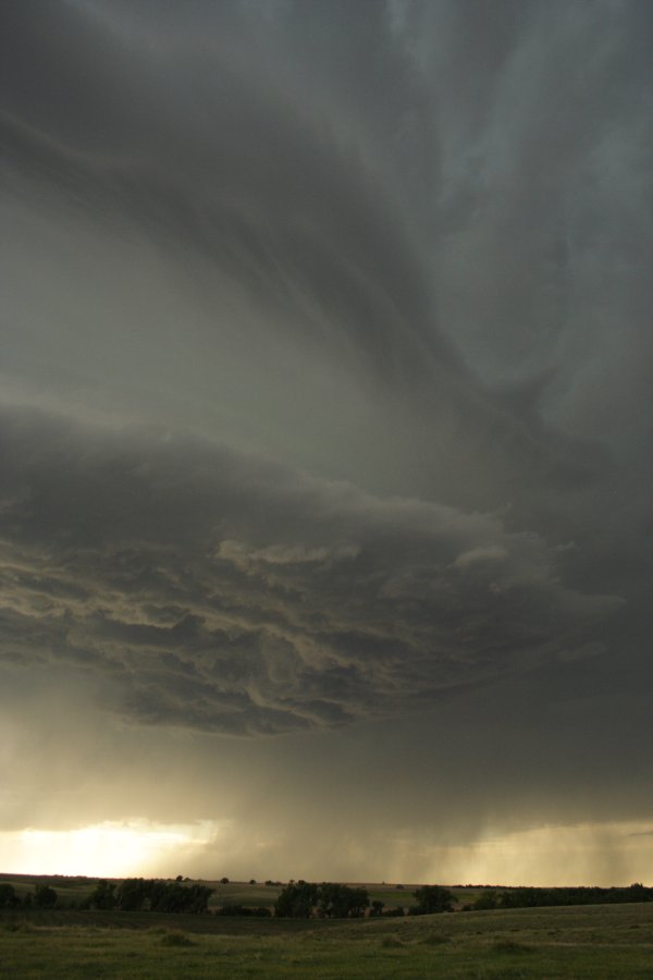 cumulonimbus thunderstorm_base : SW of Hoxie, Kansas, USA   26 May 2006