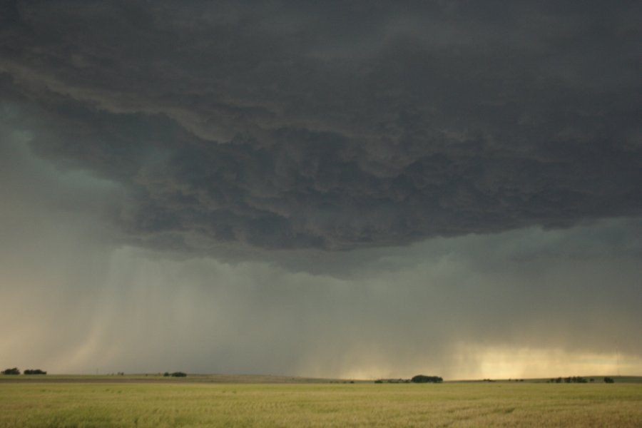 cumulonimbus thunderstorm_base : SW of Hoxie, Kansas, USA   26 May 2006