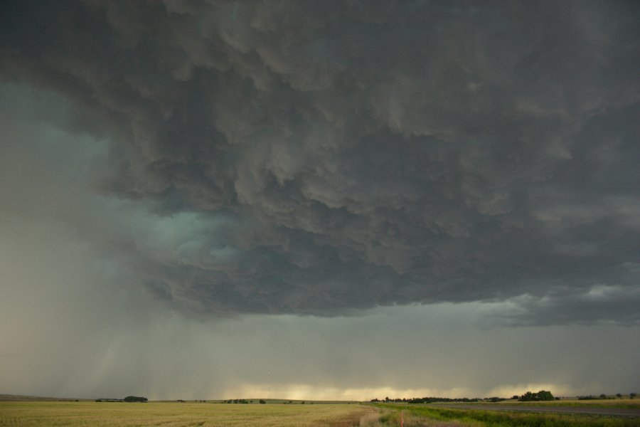 cumulonimbus thunderstorm_base : SW of Hoxie, Kansas, USA   26 May 2006