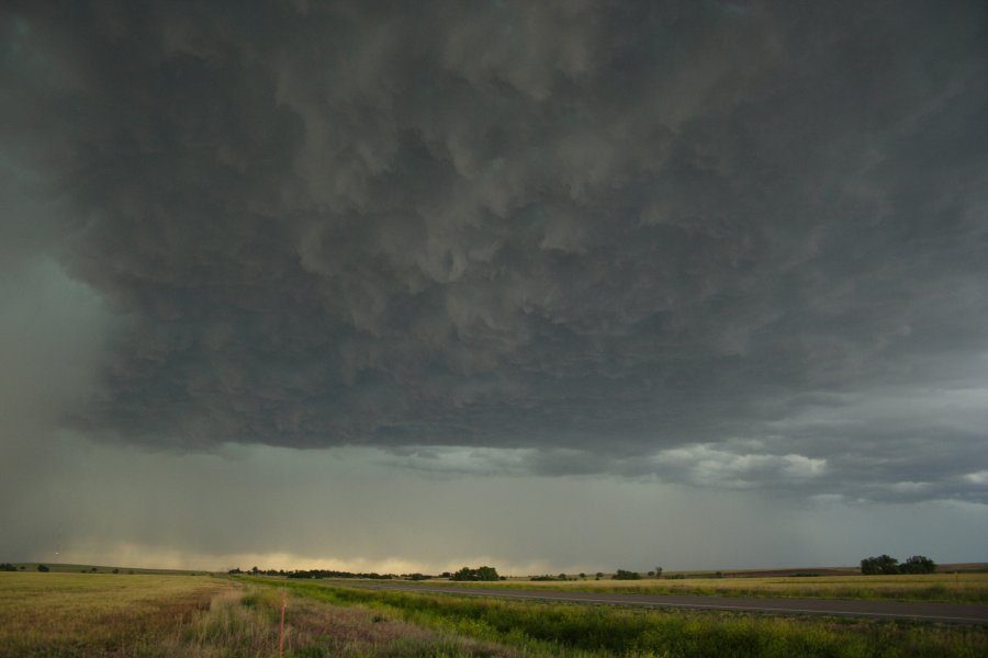 cumulonimbus thunderstorm_base : SW of Hoxie, Kansas, USA   26 May 2006