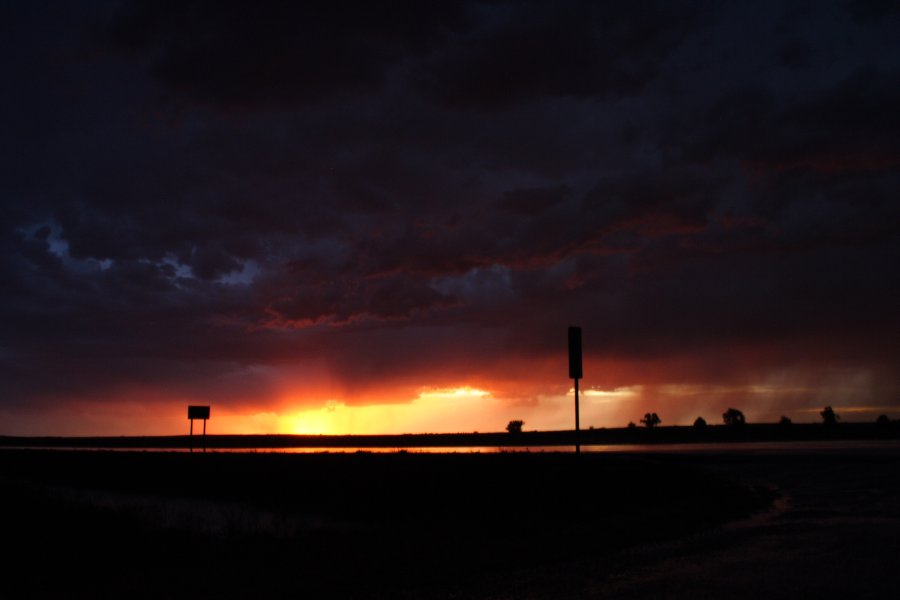 sunset sunset_pictures : near Hoxie, Kansas, USA   26 May 2006