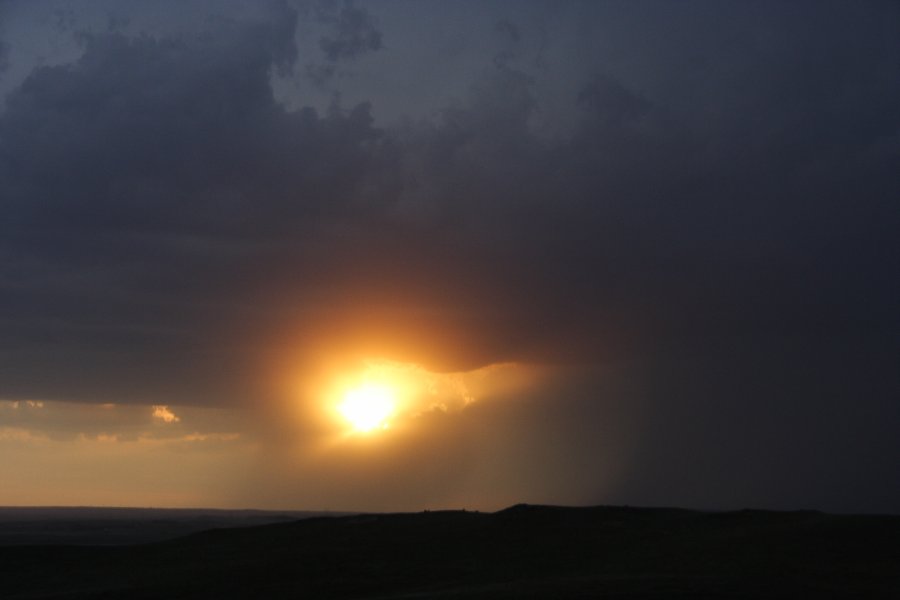 sunset sunset_pictures : S of Bismark, North Dakota, USA   27 May 2006