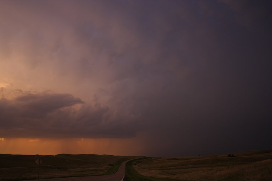 sunset sunset_pictures : S of Bismark, North Dakota, USA   27 May 2006