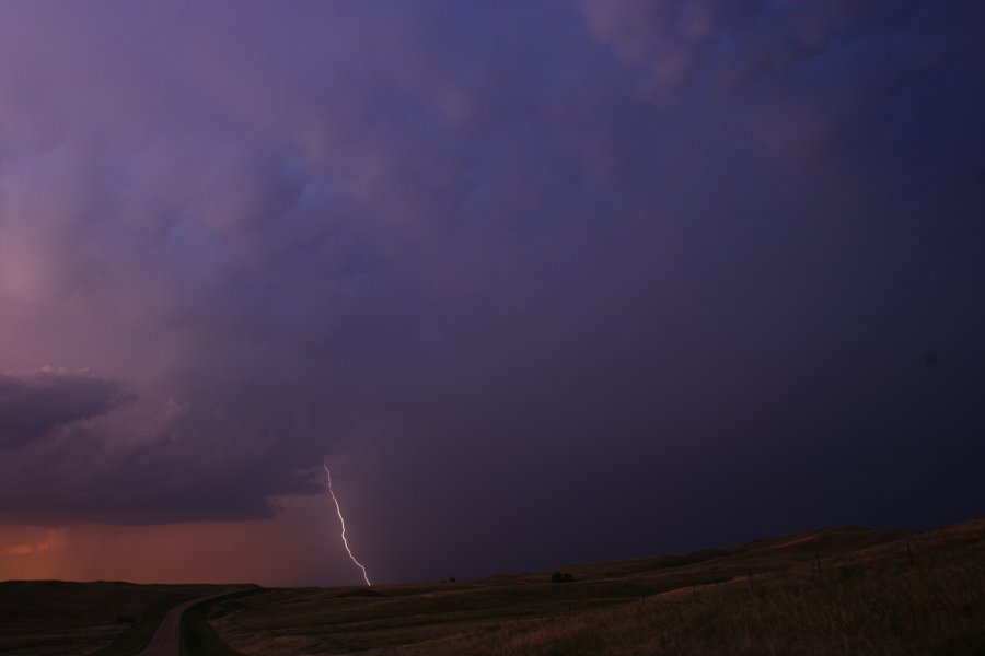 sunset sunset_pictures : S of Bismark, North Dakota, USA   27 May 2006