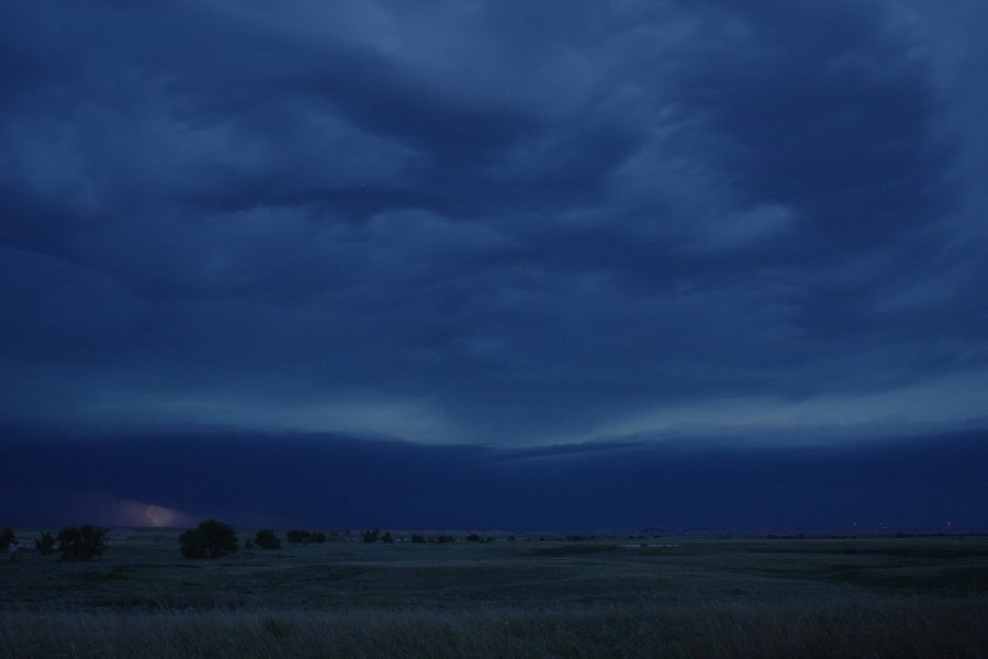 cumulonimbus thunderstorm_base : near Rapid City, South Dakota, USA   28 May 2006