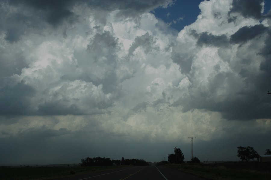 cumulonimbus supercell_thunderstorm : E of Wheeler, Texas, USA   30 May 2006