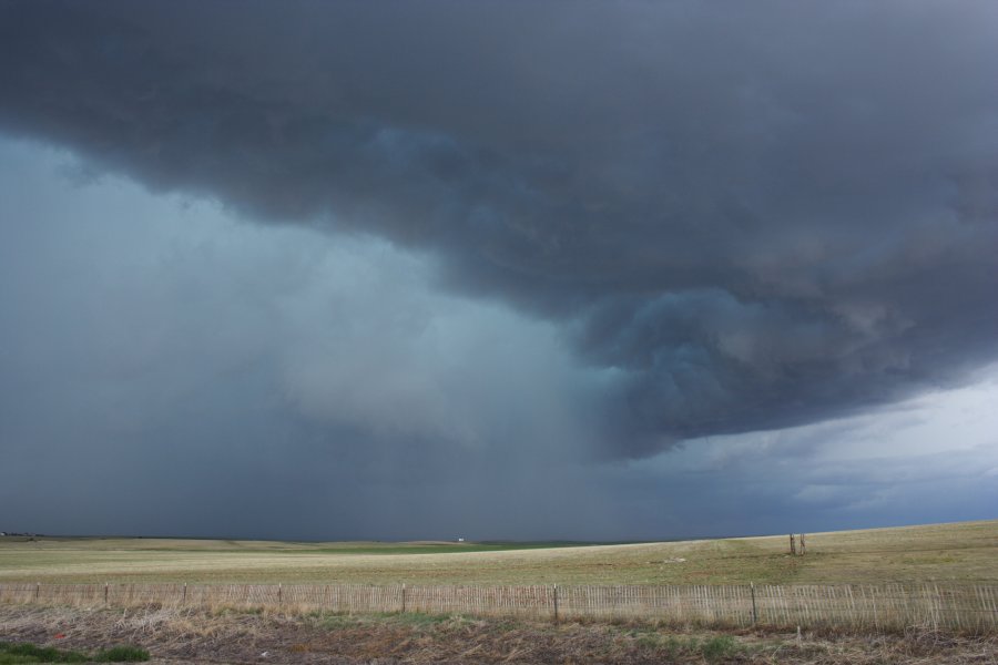 cumulonimbus supercell_thunderstorm : E of Limon, Colorado, USA   31 May 2006