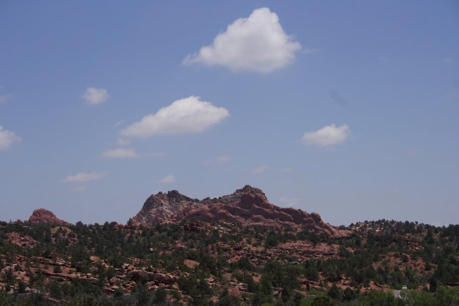 cumulus humilis : Colorado Springs, Colorado, USA   1 June 2006