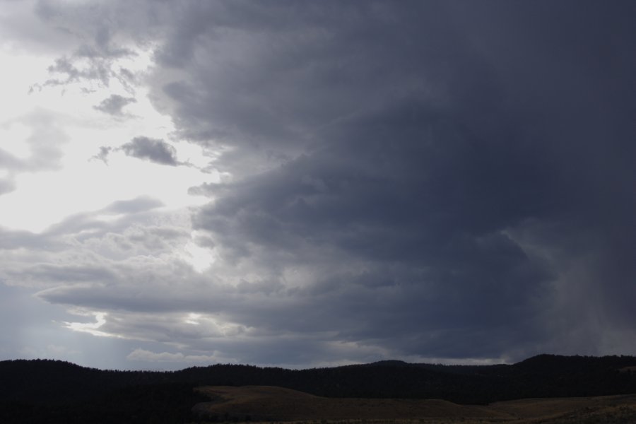 raincascade precipitation_cascade : W of Raton, Colorado, USA   1 June 2006