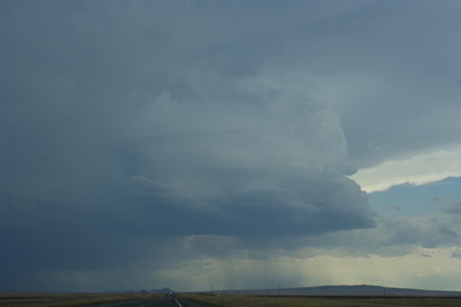 cumulonimbus thunderstorm_base : W of Clayton, Colorado, USA   2 June 2006