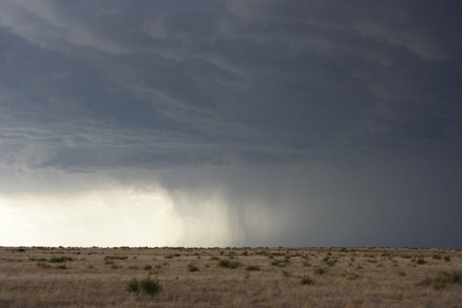 cumulonimbus thunderstorm_base : N of Clayton, New Mexico, USA   2 June 2006