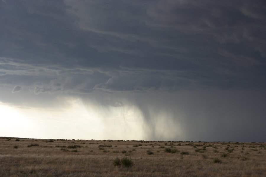 raincascade precipitation_cascade : N of Clayton, New Mexico, USA   2 June 2006