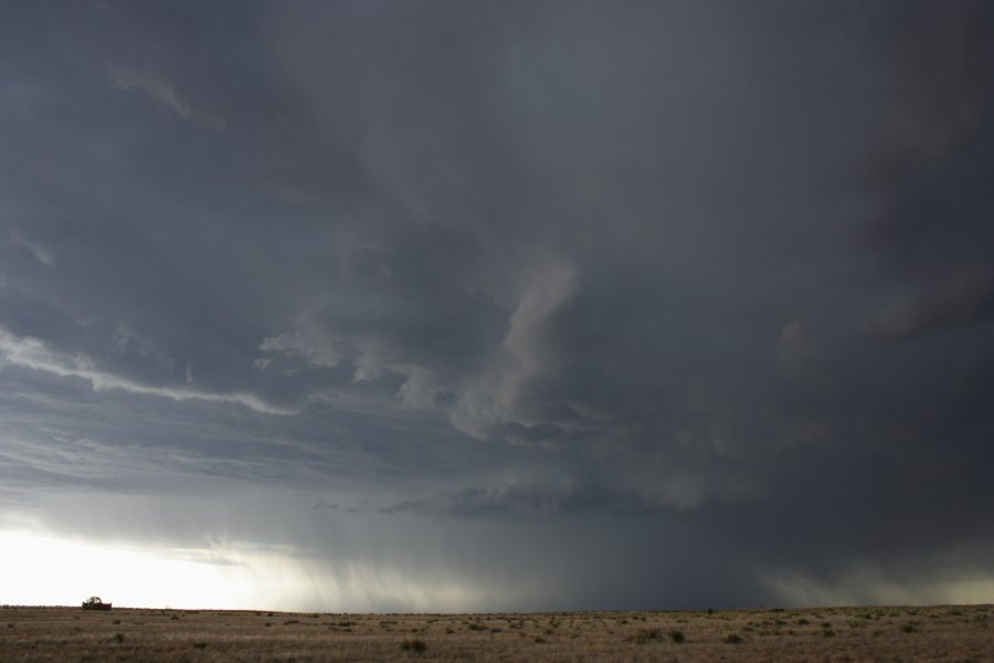 cumulonimbus thunderstorm_base : N of Clayton, New Mexico, USA   2 June 2006