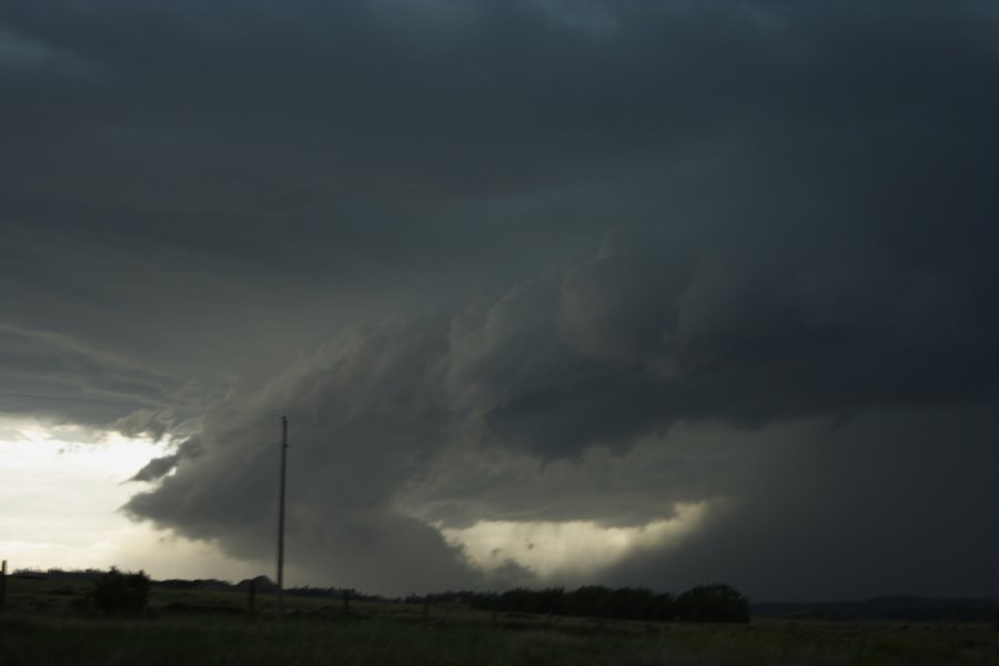 microburst micro_burst : E of Billings, Montana, USA   8 June 2006