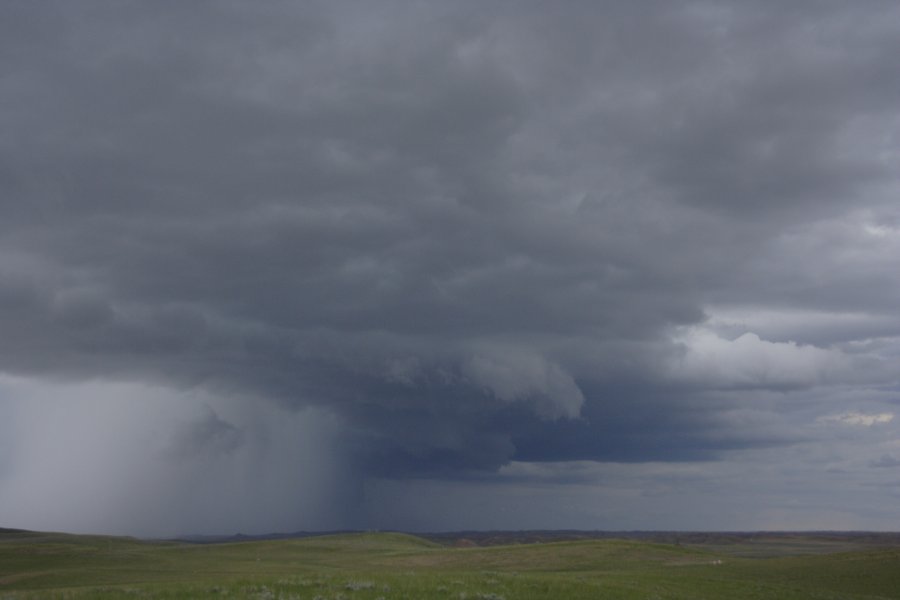 cumulonimbus thunderstorm_base : near Gillette, Wyoming, USA   9 June 2006