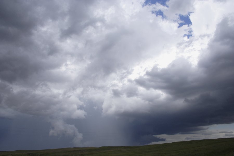 cumulonimbus thunderstorm_base : near Gillette, Wyoming, USA   9 June 2006