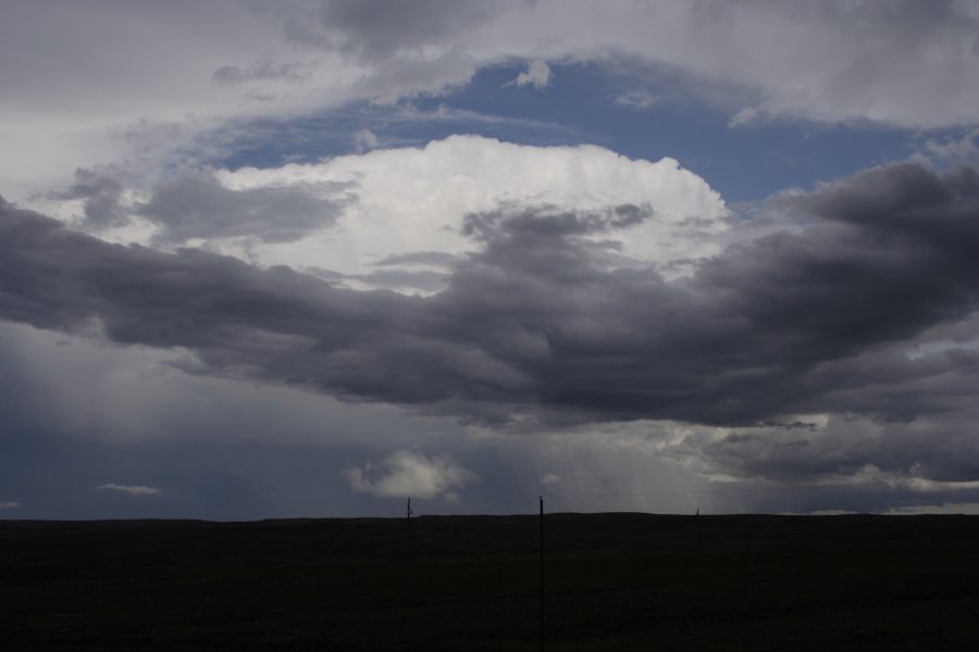 thunderstorm cumulonimbus_incus : near Gillette, Wyoming, USA   9 June 2006