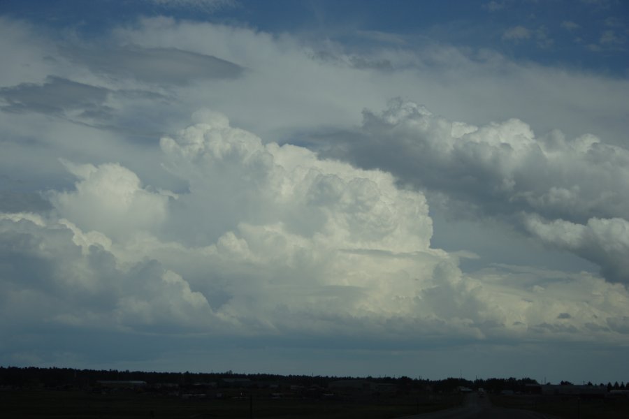 thunderstorm cumulonimbus_calvus : NW of Newcastle, Wyoming, USA   9 June 2006