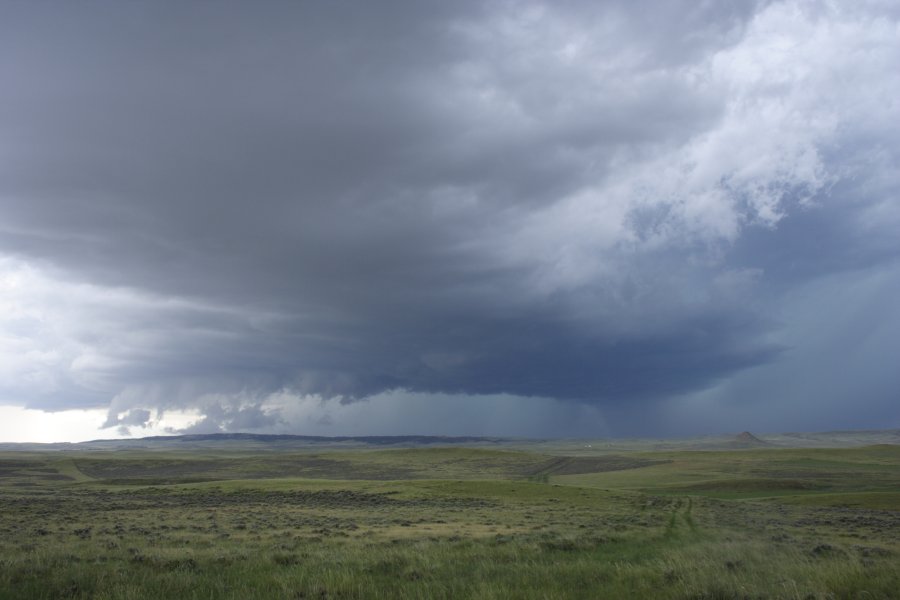 raincascade precipitation_cascade : NW of Newcastle, Wyoming, USA   9 June 2006