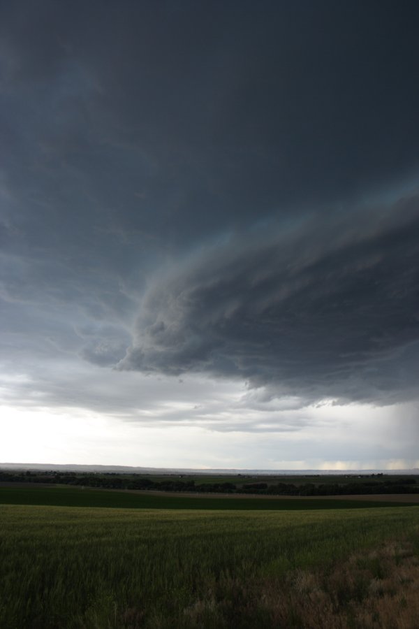 cumulonimbus supercell_thunderstorm : Scottsbluff, Nebraska, USA   10 June 2006