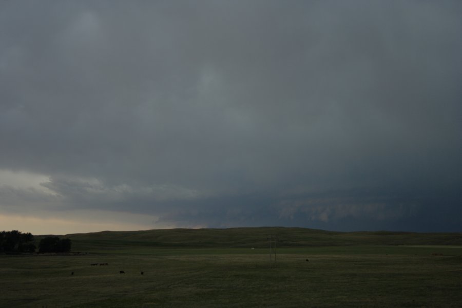 shelfcloud shelf_cloud : N of Authur, Nebraska, USA   10 June 2006